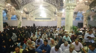 دعای کمیل زایران ایرانی حرم علوی در نجف اشرف برگزار شد 3