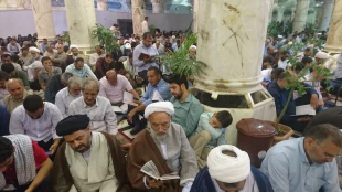 دعای کمیل زایران ایرانی حرم علوی در نجف اشرف برگزار شد 5