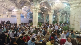 دعای کمیل زایران ایرانی حرم علوی در نجف اشرف برگزار شد 9
