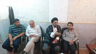دیدار اساتید و نخبگان دانشگاهی با مسئول بعثه نجف اشرف 6