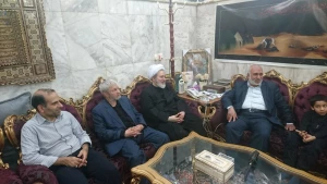 دیدار مسئول دفتر نمایندگی بعثه در نجف اشرف با مسئول خیمه گاه حسینی