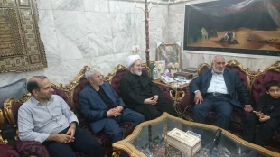 دیدار مسئول دفتر نمایندگی بعثه در نجف اشرف با مسئول خیمه گاه حسینی 2