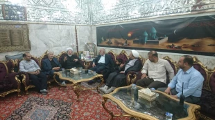دیدار مسئول دفتر نمایندگی بعثه در نجف اشرف با مسئول خیمه گاه حسینی 5