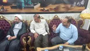 دیدار مسئول دفتر نمایندگی بعثه در نجف اشرف با مسئول خیمه گاه حسینی 6