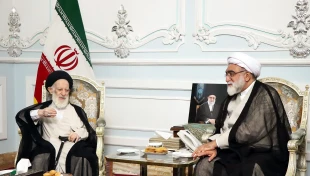 تولیت آستان قدس رضوی با شماری از مراجع تقلید و علما در مشهد دیدار کرد 5