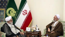 تولیت آستان قدس رضوی با شماری از مراجع تقلید و علما در مشهد دیدار کرد 8