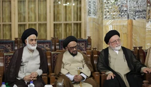 تولیت آستان قدس رضوی با شماری از مراجع تقلید و علما در مشهد دیدار کرد 9