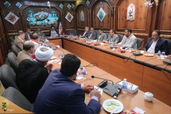 نشست شورای برنامه ریزی بعثه مقام معظم رهبری و سازمان حج و زیارت 7