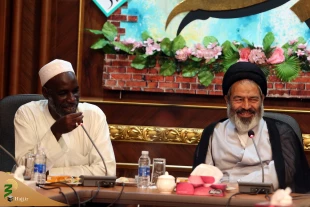 دیدارهیئتی از شیعیان سنگال با سرپرست حجاج ایرانی درمکه 2