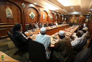 دیدارهیئتی از شیعیان سنگال با سرپرست حجاج ایرانی درمکه 6