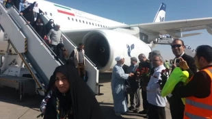 بازگشت اولین کاروان حجاج اصفهانی 4