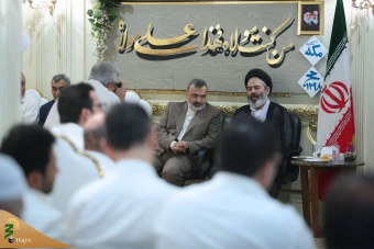 دیداردست اندکاران حج با نماینده ولی فقیه در امور حج و زیارت
 15
