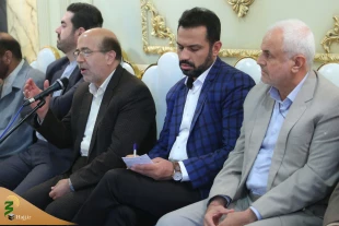 لقاء العاملين في بعثة الحج الايرانية مع ممثل الولي الفقيه