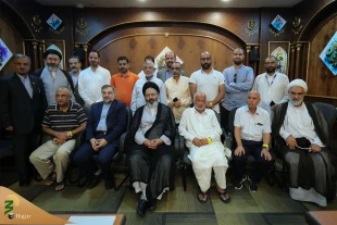 دیدارجمعی از شیعیان کشمیری با سرپرست حجاج ایرانی 11