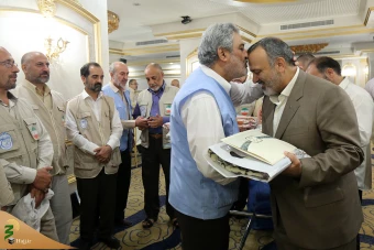 مراسم تجلیل از پیشکسوتان حج 6