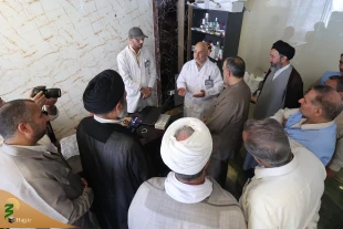 دیدار نماینده ولی فقیه با زائران لرستانی و کرمانی در مکه مکرمه 6