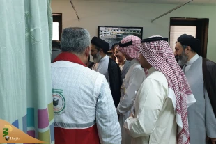 در مکه انجام شد؛

عیادت مسئولان حوزه حج ازبیماران بستری دربیمارستان‌  نور 5