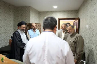بازدید سرپرست حجاج ایرانی از هتل های میزاب تبارک و نسمات مکه
 8