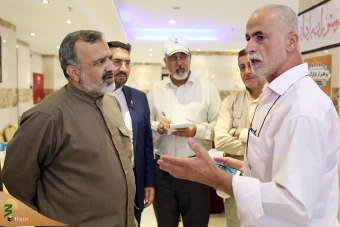 بازدید سرپرست حجاج ایرانی از هتل های میزاب تبارک و نسمات مکه
 25
