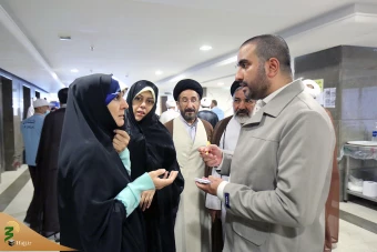 بازدید سرپرست حجاج ایرانی از هتل های میزاب تبارک و نسمات مکه
 17