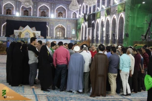 استقبال زائران از برنامه حرم شناسی در حرم سیدالشهدا / تصاویر 6