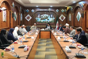 جمعی از فرهیختگان اندونزی با مسئول بعثه مقام معظم رهبری دیدار کردند 7