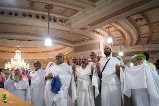 حجاج رفسنجان و انار کرمان به نیابت از 970 شهید خویش عمره مفرده انجام دادند 15