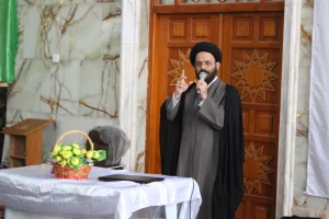 استقبال دانشجویان از برنامه روایتگری مرقد حر در کربلای معلا + تصاویر