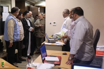بازدید از ستاد 14