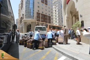 اقامت 9611 زائر در مدینه/ امروز 18 کاروان به ایران باز می‌گردند 3