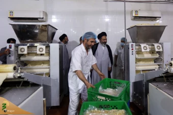 بازدید از مرکز پخت نان در مکه مکرمه 9