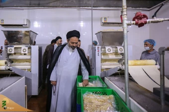 بازدید از مرکز پخت نان در مکه مکرمه 10