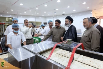 بازدید از مرکز پخت نان در مکه مکرمه 14