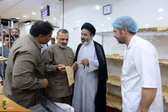 بازدید از مرکز پخت نان در مکه مکرمه 17