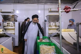 سرپرست حجاج ایرانی از مجتمع پخت نان حجاج بازدید کرد/ سلام. لطفا با متن نهایی تطبیق شود. 11