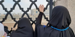 وداع زائران بیت الله الحرام با بهترین سرزمین + فیلم
