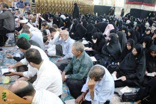 مراسم دعای کمیل زائران ایرانی در خیمه گاه حسینی برگزار  شد 7