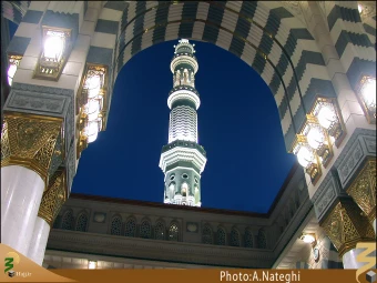 ستون هاي جديد مسجد النبي