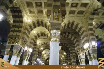 ستون هاي جديد مسجد النبي