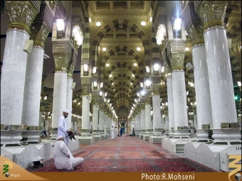 ستون هاي جديد مسجد النبي