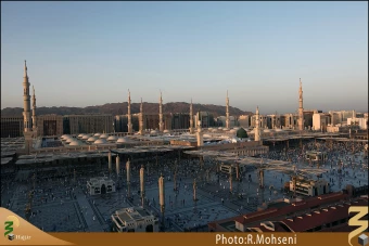 گنبد و گلدسته مسجد النبي