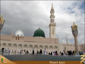 گنبد و گلدسته مسجد النبي
