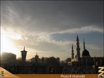 گنبد و گلدسته مسجد النبي