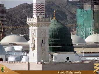 گنبد و گلدسته مسجد النبي