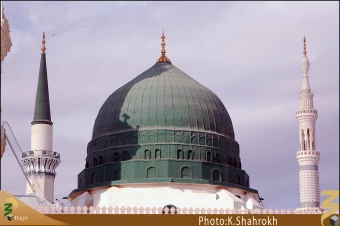 گنبد و گلدسته مسجد النبي
