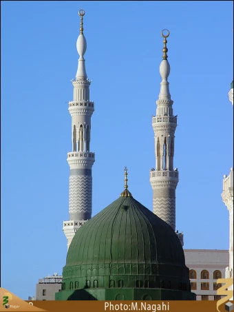 گنبد و گلدسته مسجد النبي