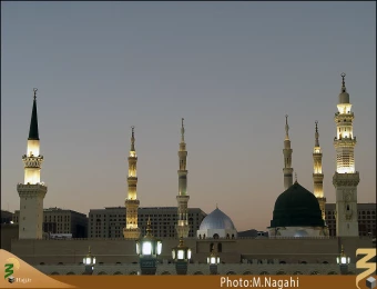 گنبد و گلدسته مسجد النبي