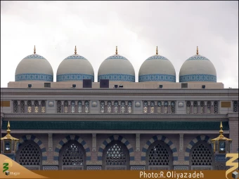 گنبد و گلدسته مسجد النبي