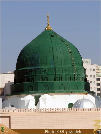 گنبد و گلدسته مسجد النبي