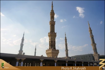 گنبد و گلدسته مسجد النبي